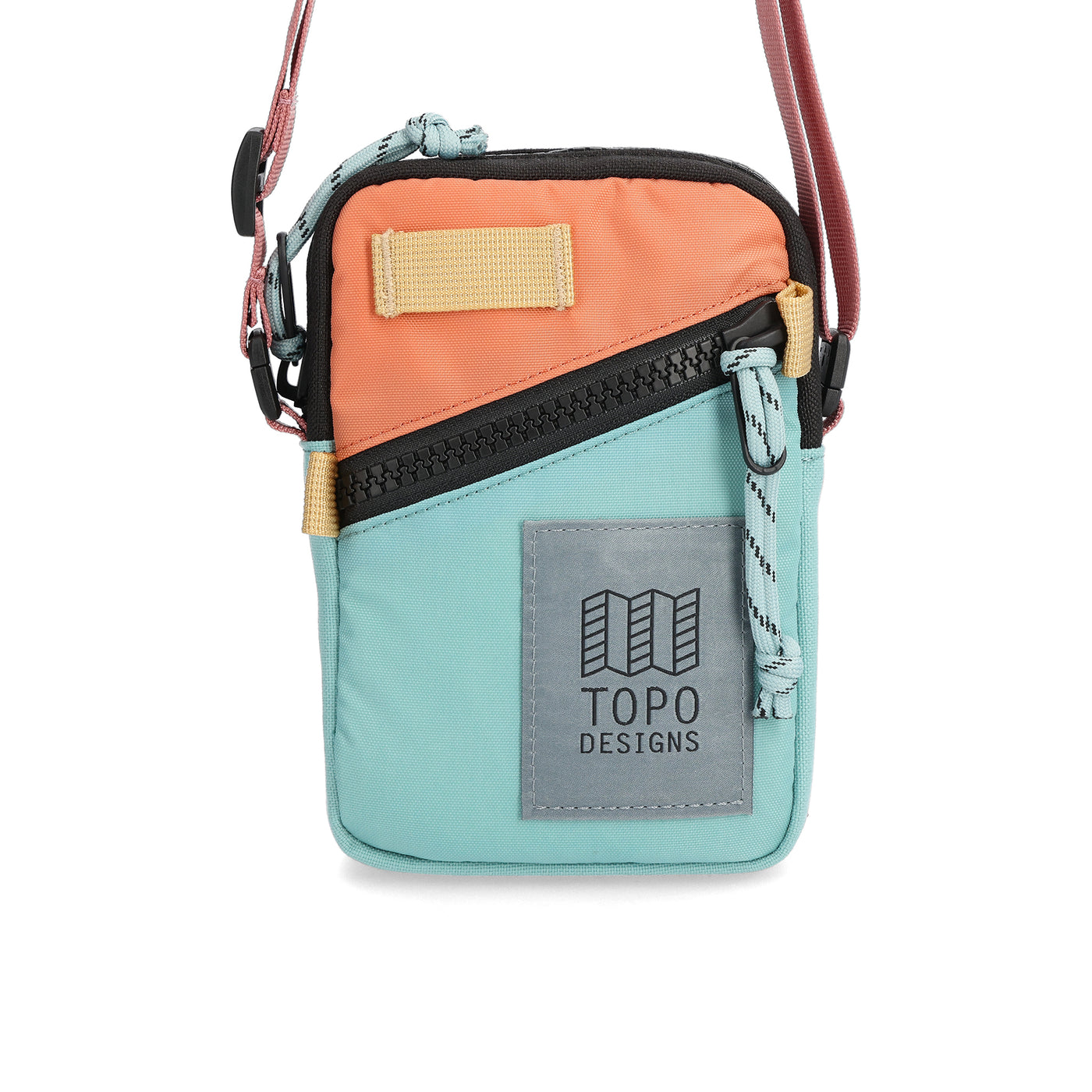 Sacoche Topo Designs Mini Shoulder Bag Rose/Geode Green