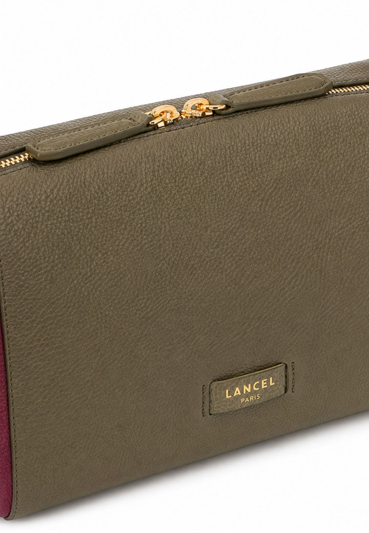 Lancel Louison Hobo-Beutel M Lieder Kaki