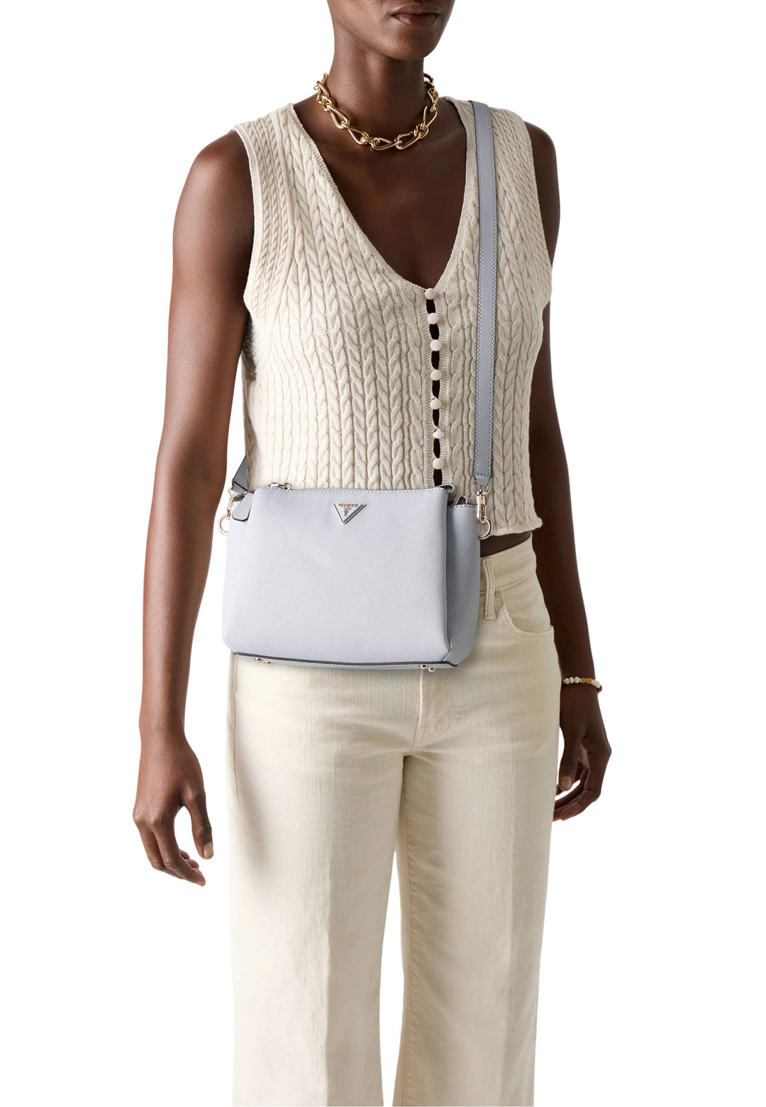Crossbody Bag Guess Handbag Lavendar Grey