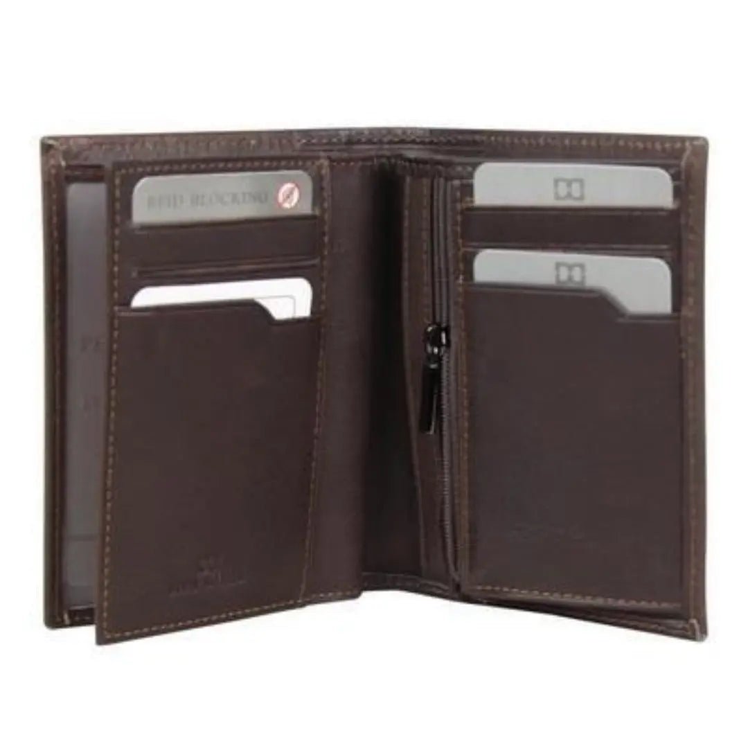 David William D5344 Brown Leather Wallet