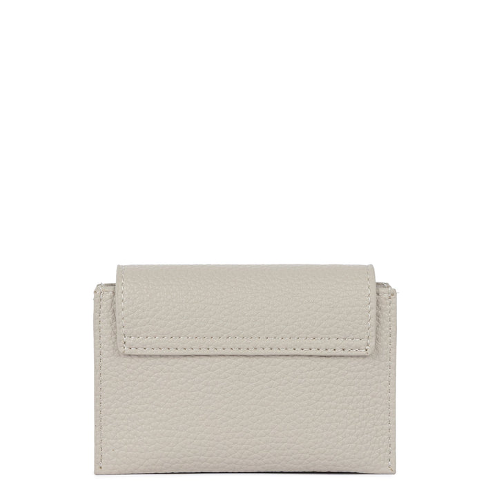 Lancaster Porte-monnaie A rabat avec pression Maya Double KBA 117-010 Ivoire