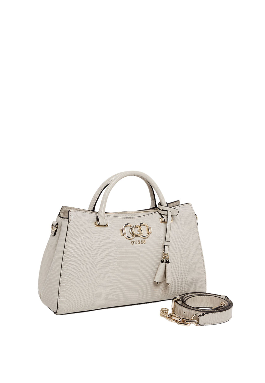 Guess Axelremsväska Anadela 3 Fack Satch Taupe KG962406