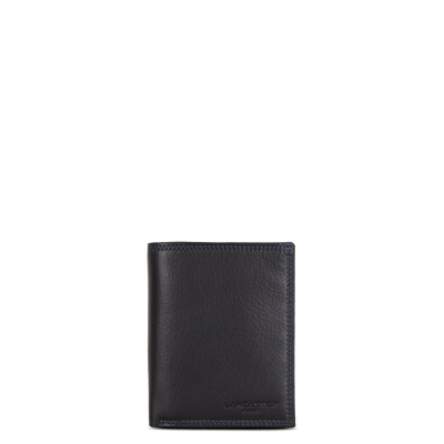 Lancaster Compagnon / Portefeuille Noir-Bleu Lucky Bag™