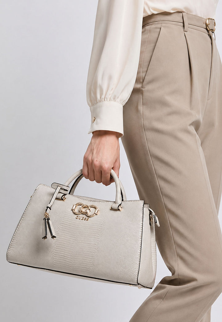 Guess Axelremsväska Anadela 3 Fack Satch Taupe KG962406