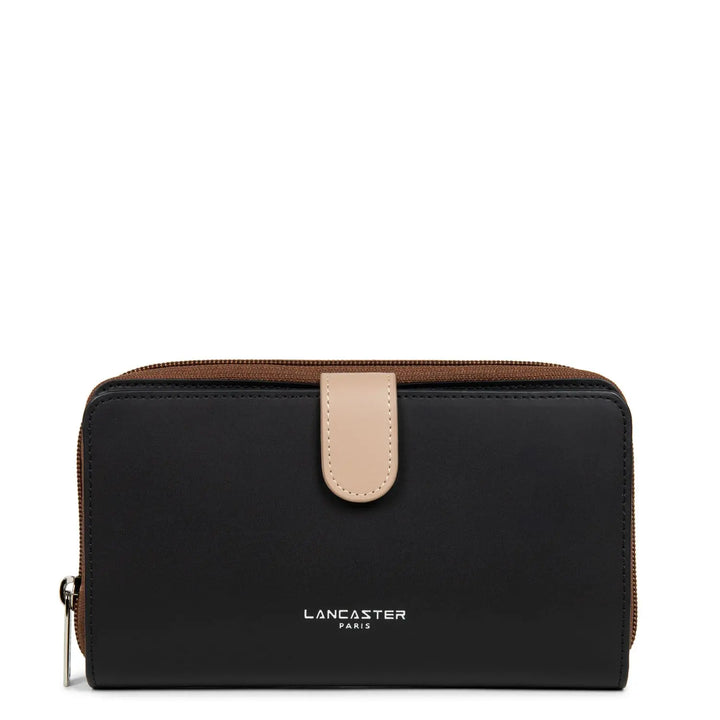 Compagnon / Portefeuille Noir - Nude - Vison 