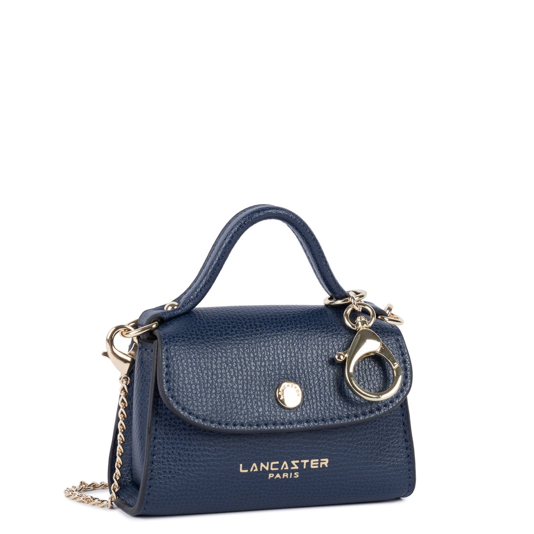 Lancaster Porte-monnaie A rabat avec pression Sierra PM 138-010 Bleu Foncé