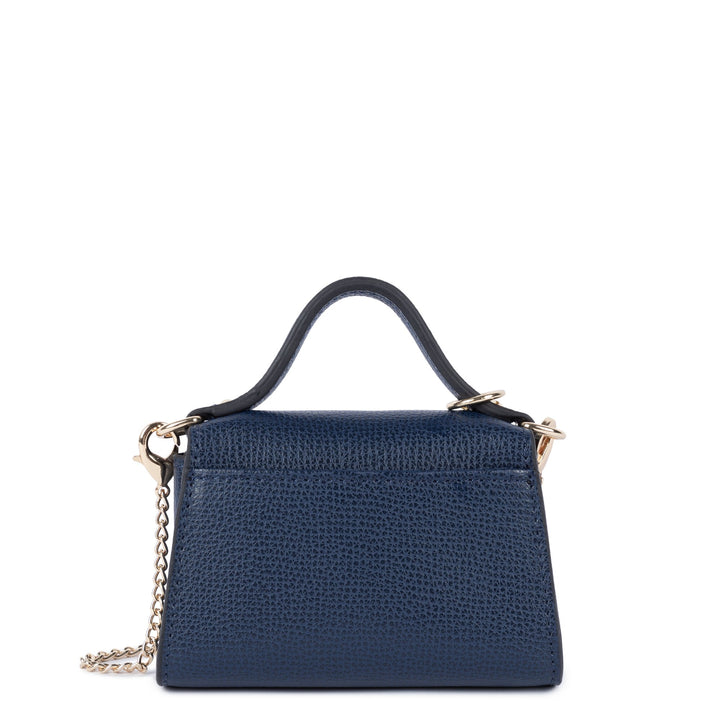 Portfel Lancaster z klapką i zatrzaskiem Sierra PM 138-010 Niebieski Ciemny