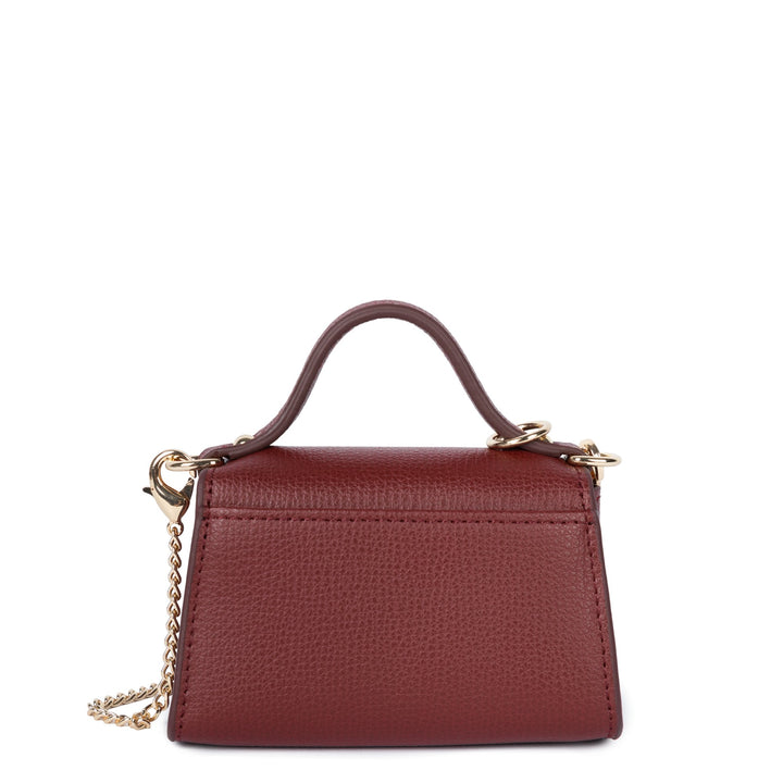 Lancaster Portmonetka z klapką na zatrzask Sierra PM 138-010 Bordeaux