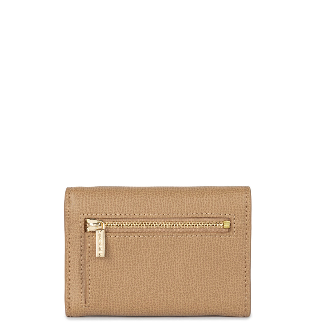 Lancaster Portefeuille A rabat avec pression Sierra PM 138-014 Sable