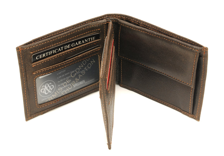 Arthur & Aston Geldbörsen Unisex, Herren, Damen 1438-126 Kastanie