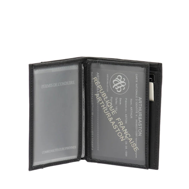 Arthur & Aston Peněženky Unisex, Muž, Žena 1438-800 Černá Kočka