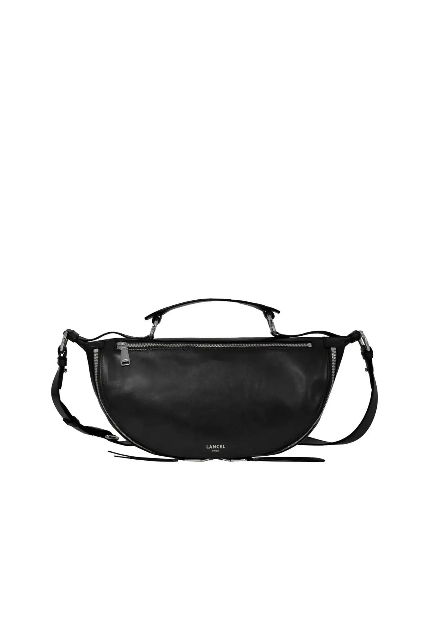 Sac Bandoulière Noir/Nickel 