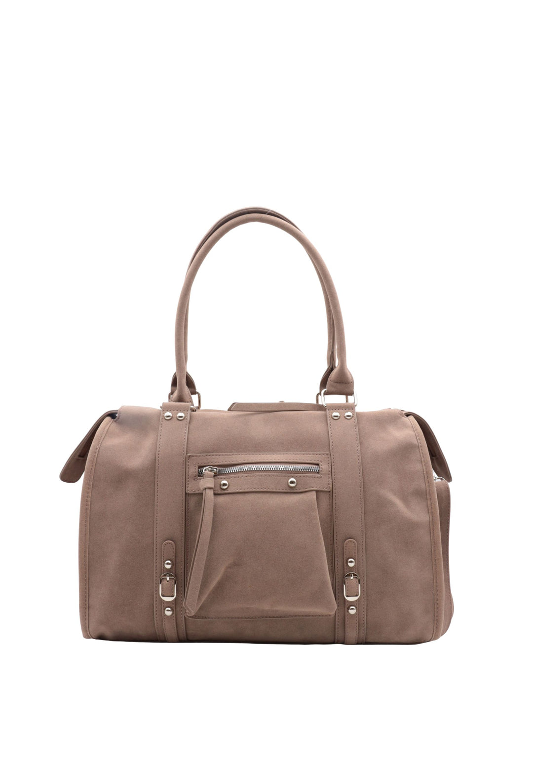 Flora and Co F7509 Taupe Shopping Bag
