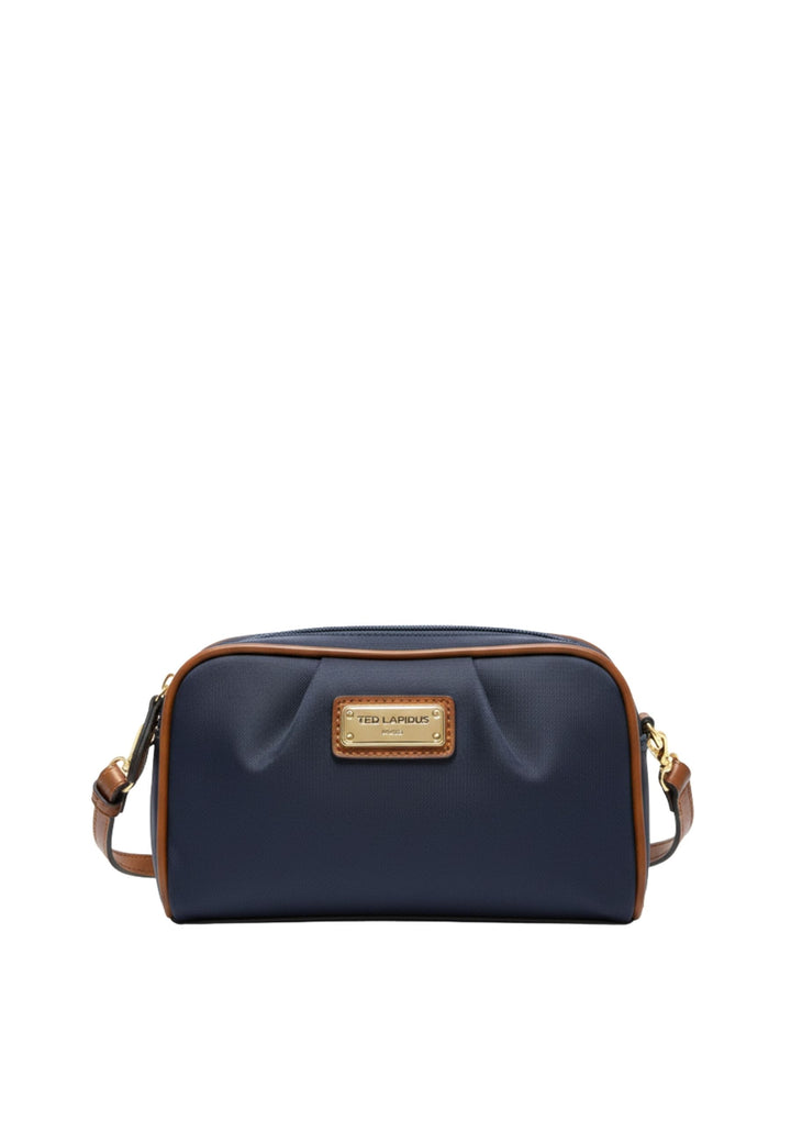 Ted Lapidus Sac à main Femme Jaimie Marine/Cognac