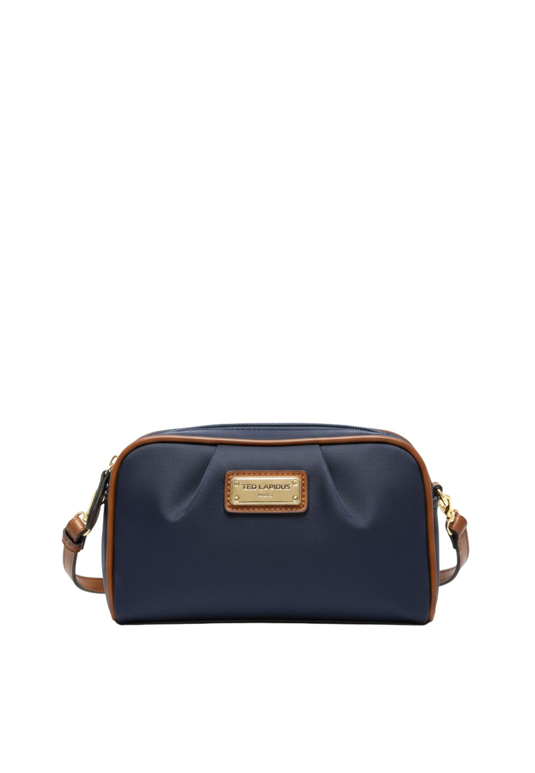 Ted Lapidus Sac à main Femme Jaimie Marine/Cognac