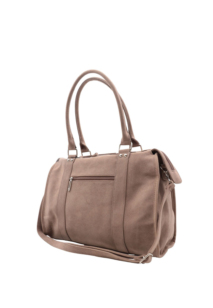 Flora and Co F7509 Taupe Shopping Bag