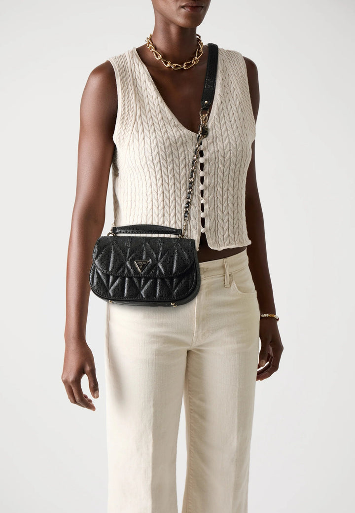 Guess Sac Bandoulière Betula Satchel Black