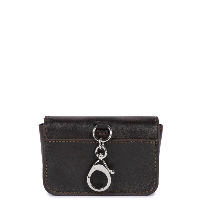 Lancaster Porte-cartes Soft PM 176-001 Noir/Marron