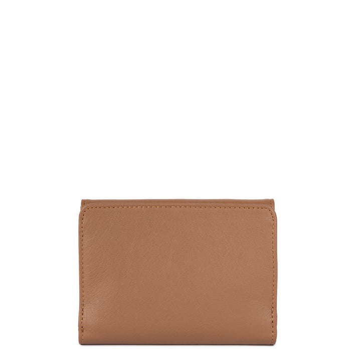 Lancaster Portefeuille A rabat avec pression Soft PM 176-002 Camel