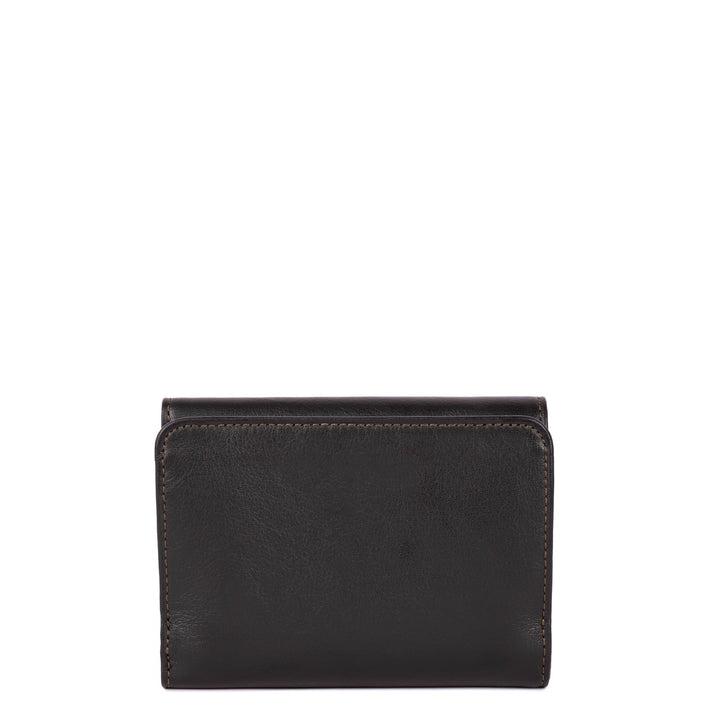 Lancaster Portemonnee Soft PM 176-002 Zwart/Bruin