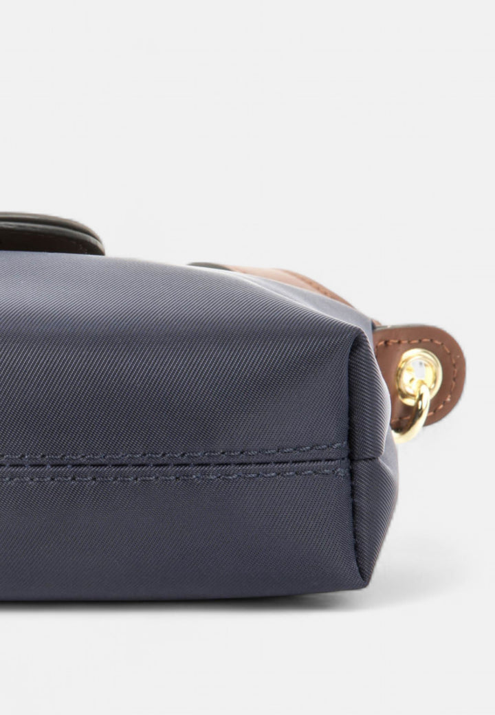 Ted Lapidus Petit Sac à main Jaimie Marine / Cognac