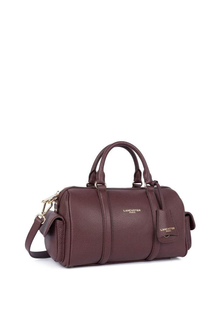 Lancaster Zipper Duffle Bag M Milano Ana 547-108 Bordeaux