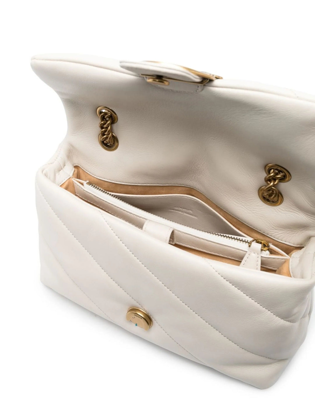 Pinko Tas Klep Love Puff Mini Cl Schapennappa Wit A0F2Z14Q