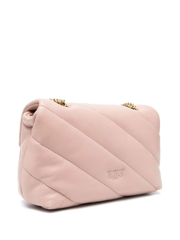 Pinko Love Puff Baby Flap Bag Cl Sheep Nappa Pink A0F2C79Q