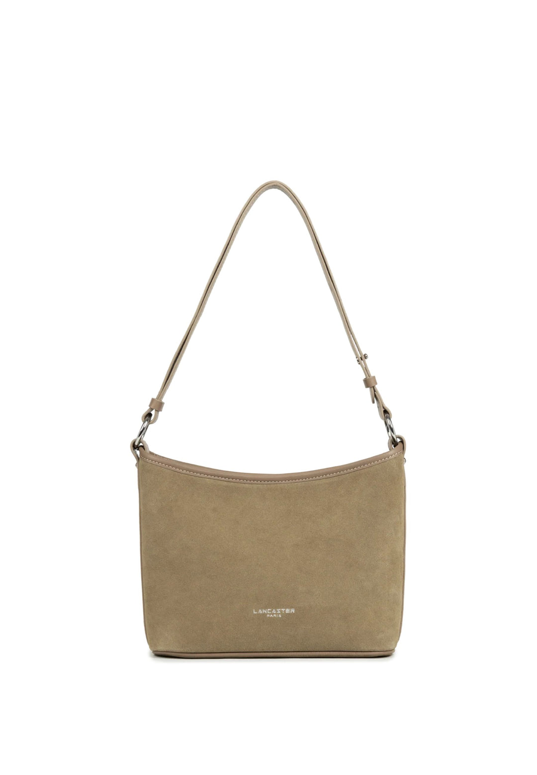 Lancaster Bucket Bag Zippered S Suede 480-080 Sand Lucky Bag™