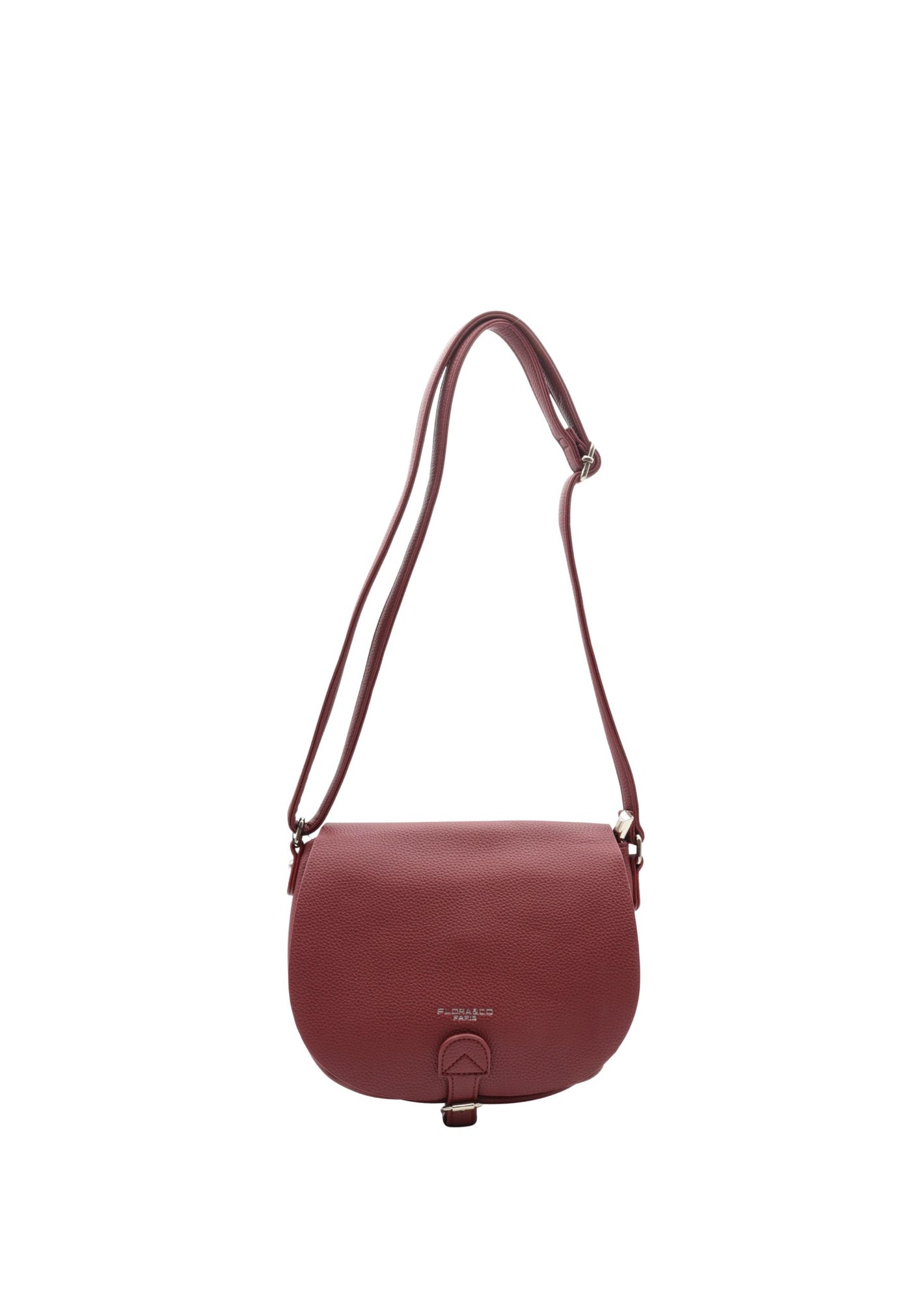 F7533 Flora klapiga üleõlakott & Co Bordeaux