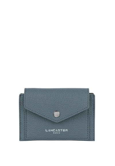 Lancaster Korthållare med lock och tryckknapp Maya Double KBA 117-010 Frostblå