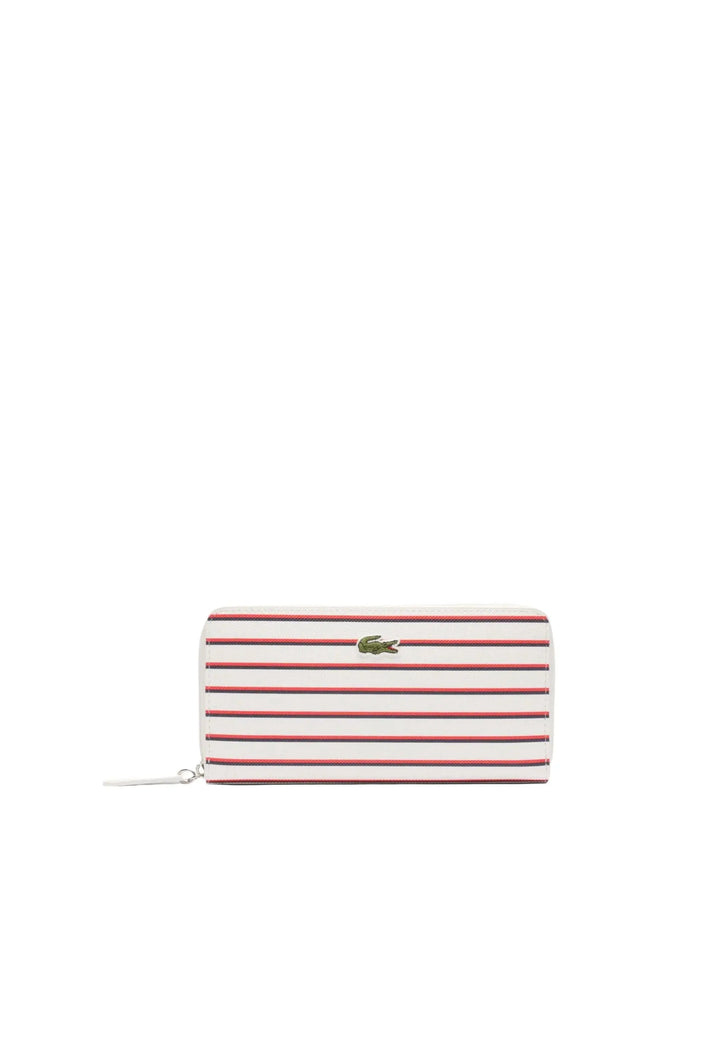 Lacoste Compagnon / Portefeuille Farine-Grenadine-Stripes-Q77 Lucky Bag™