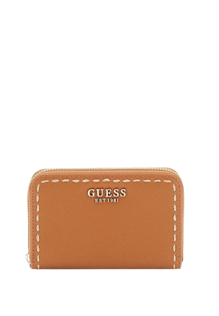Guess Anadela Medium Zip Wallet BG963714 Caramel