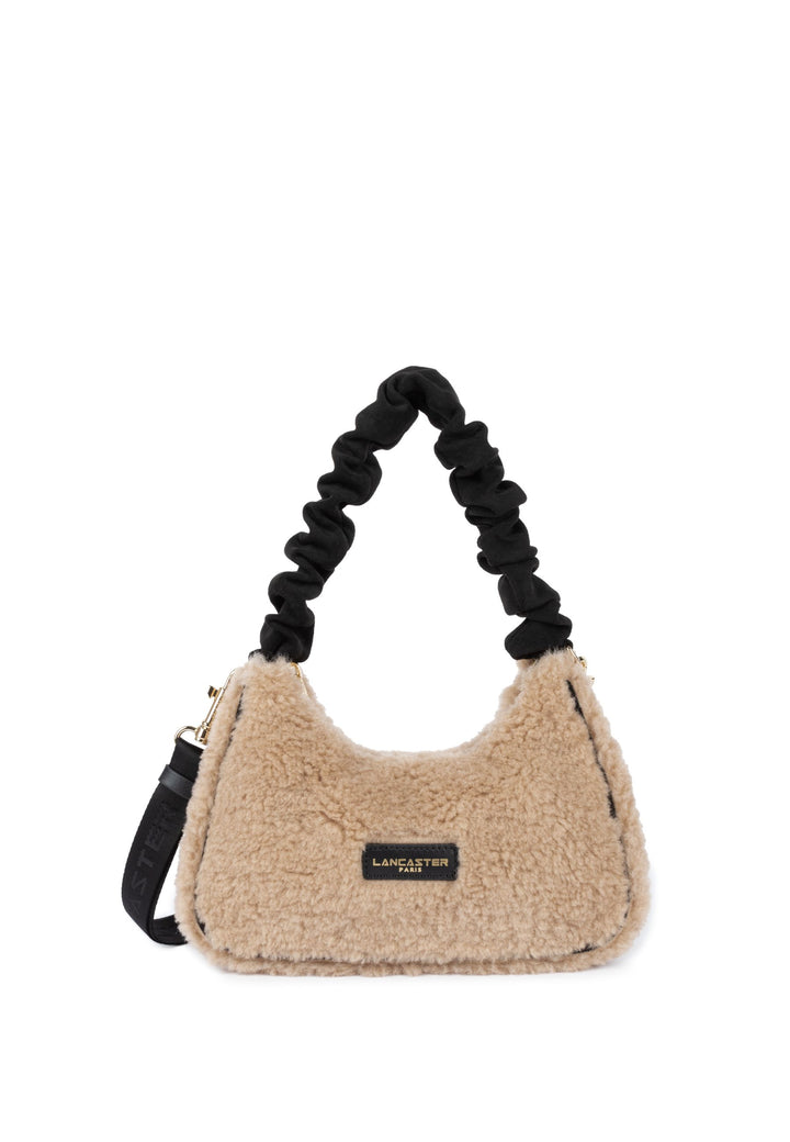 Lancaster Tõmblukuga õlakott Moumoute 518-003 Beež - Must