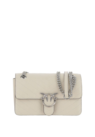 Pinko Taske Rabat Love One Light Mini Vitello Hvid A2JCZ14E