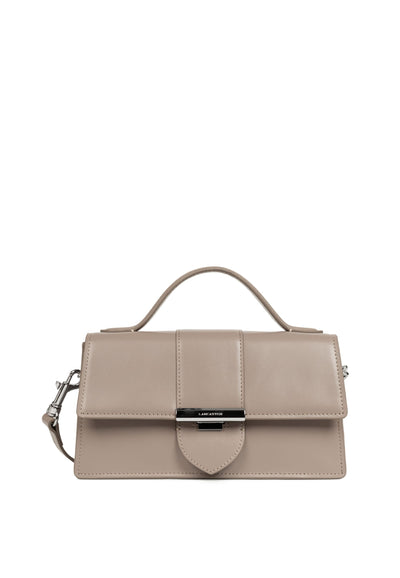 Lancaster Sac à main A rabat avec fermoir M Paris Ily 531-010 Galet Fonce