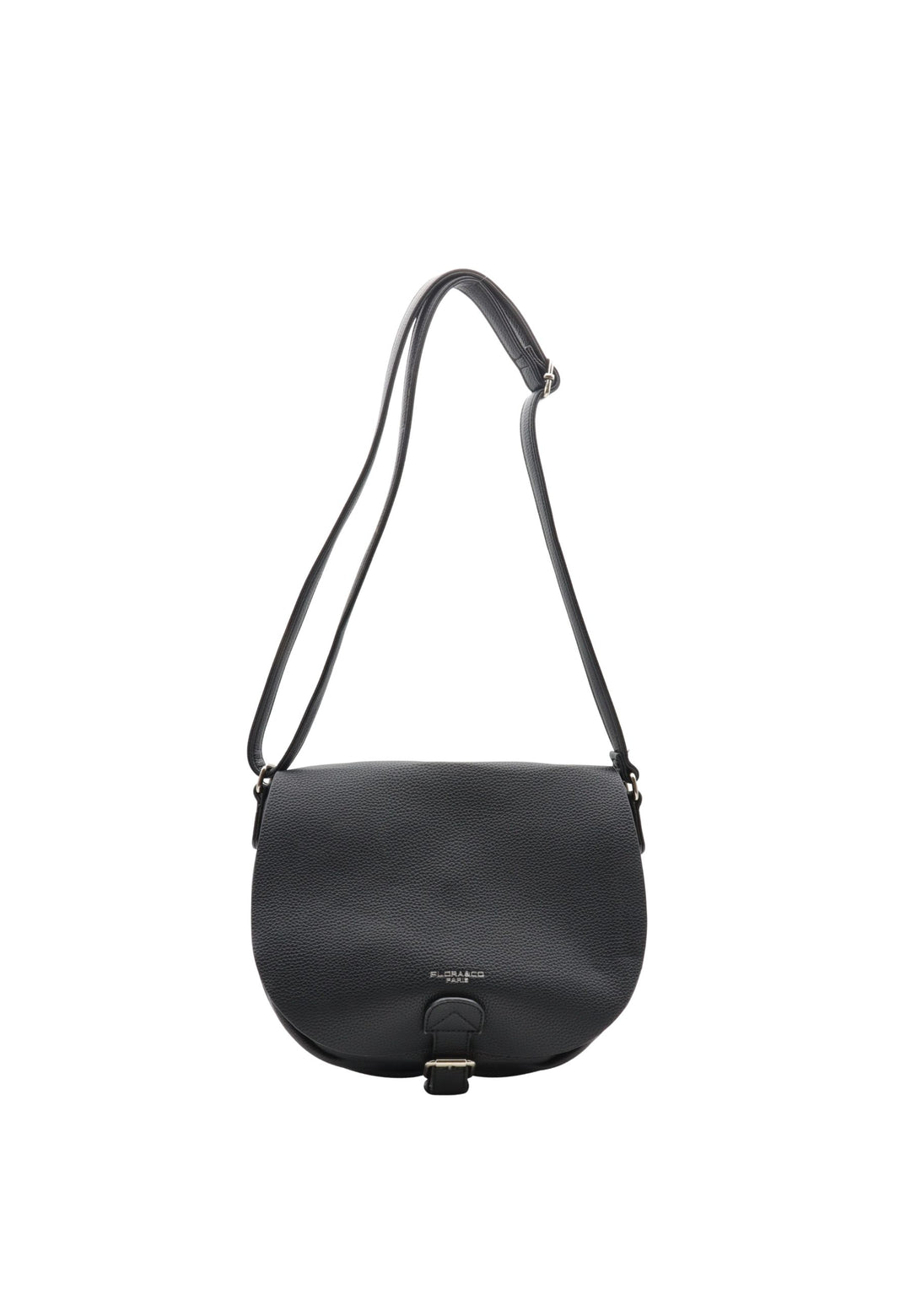 Borsa a tracolla con patta F7535 Flora & Co Nero