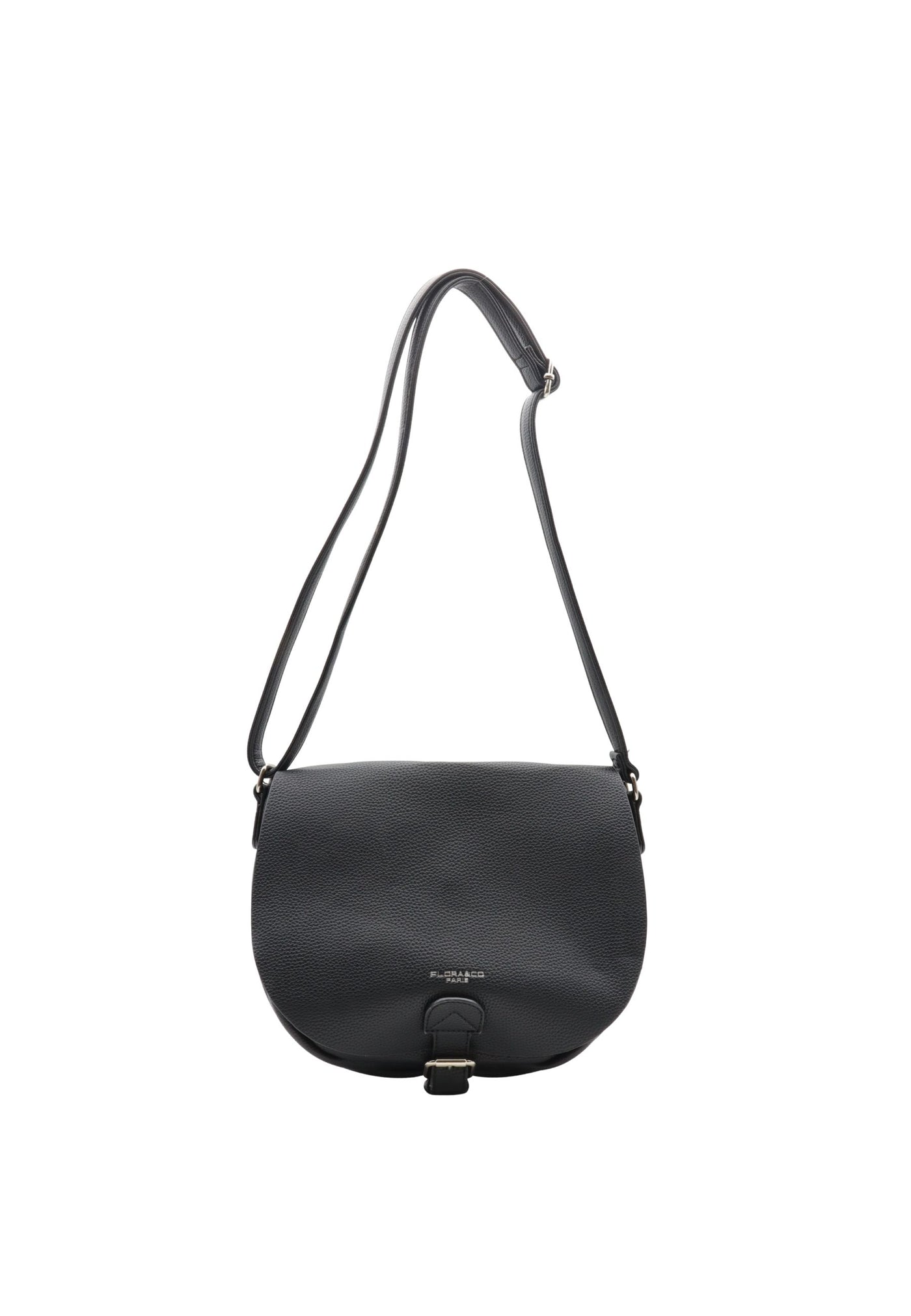 Pār plecu nēsājama soma ar atloku F7535 Flora & Co Melna