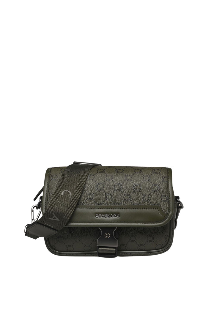 Mini-tas Chabrand Gecoat Canvas Leer 85056470 - Olijfgroen