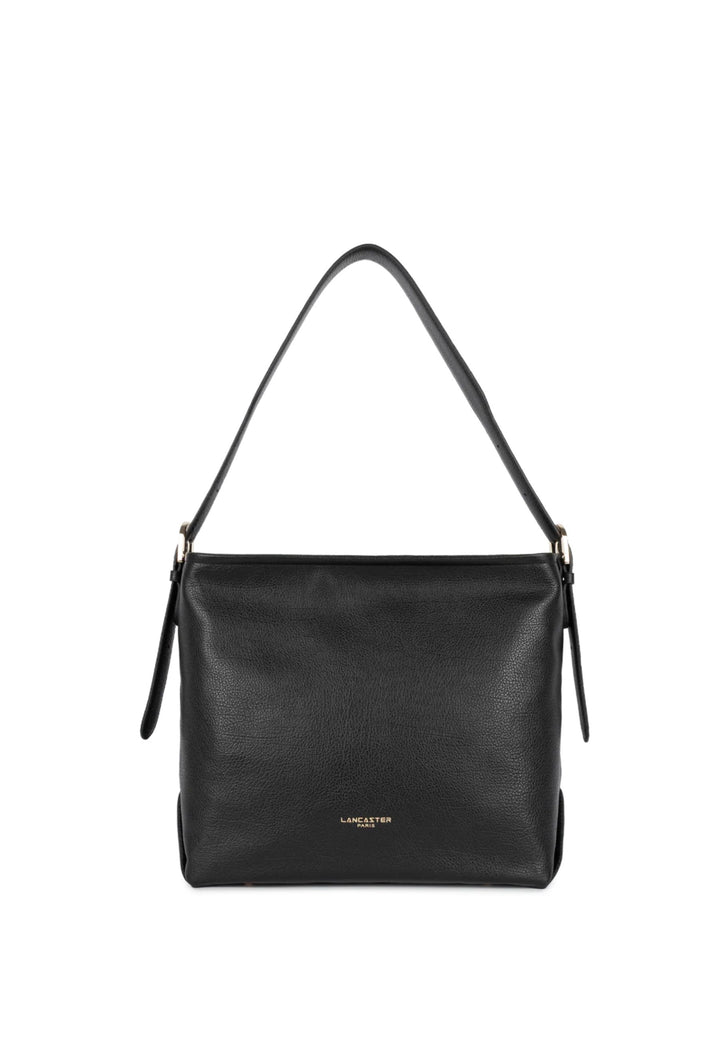 Lancaster Zwarte Zipped Bucket Bag Dune 529-92