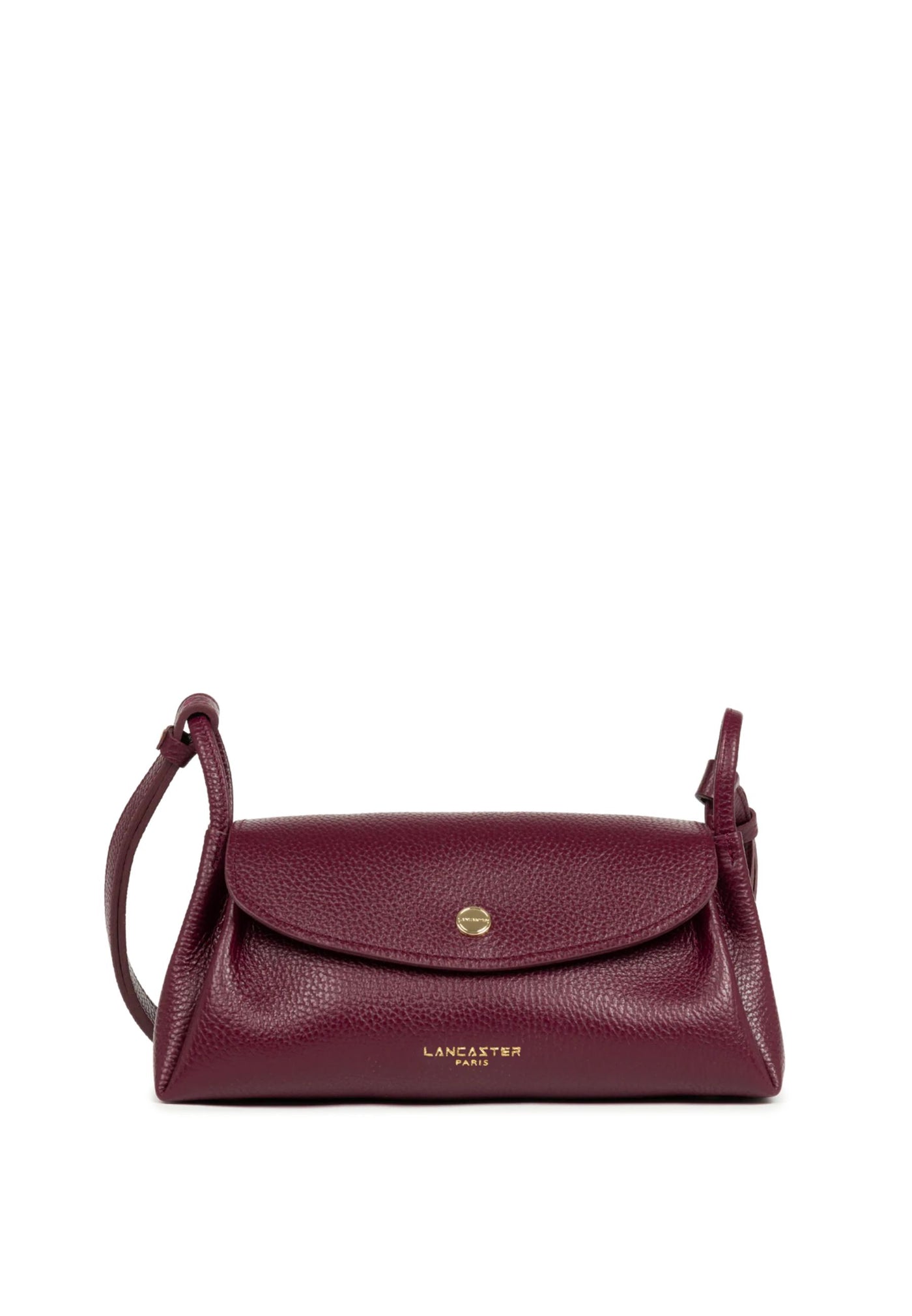 Lancaster Sac trotteur A rabat aimanté M Accordéon Double 470-88 Bordeaux - In - Champagne