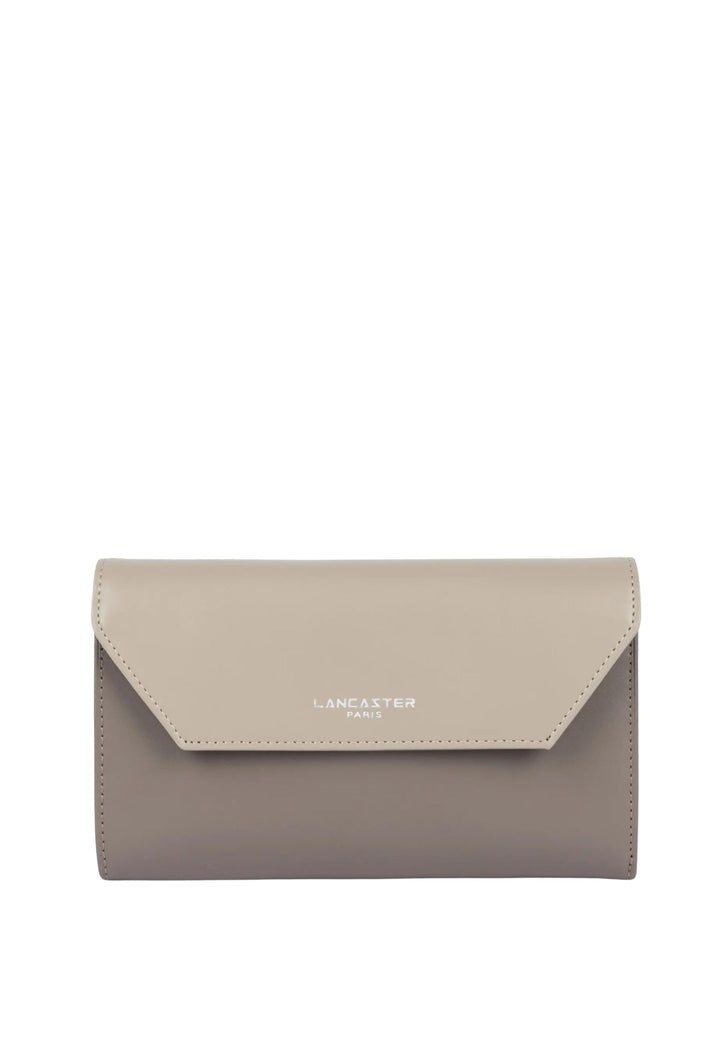 Lancaster Compagnon selkä vastakkain Läpällinen painonapilla Smooth 137-04 Taupe - Galet