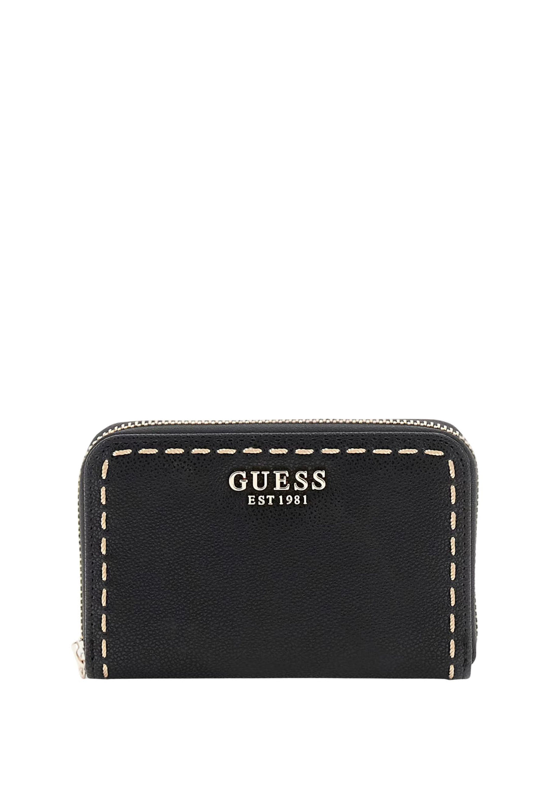 Guess Portefeuille Anadela Medium Zip BG963714 Črna