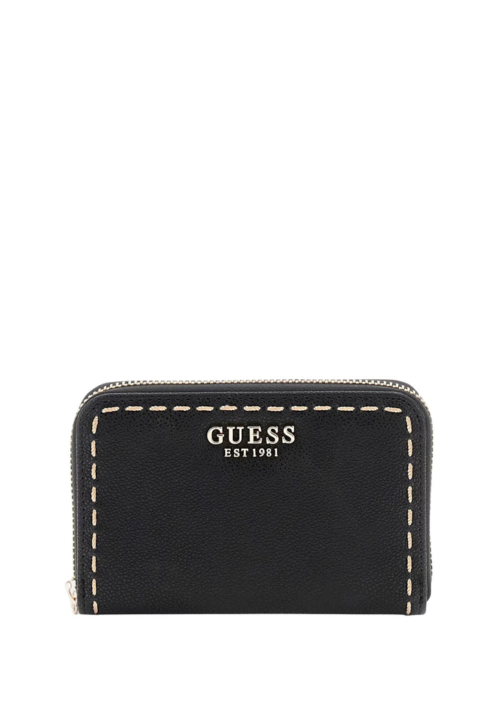 Guess Portefeuille Anadela Medium Zip BG963714 Črna