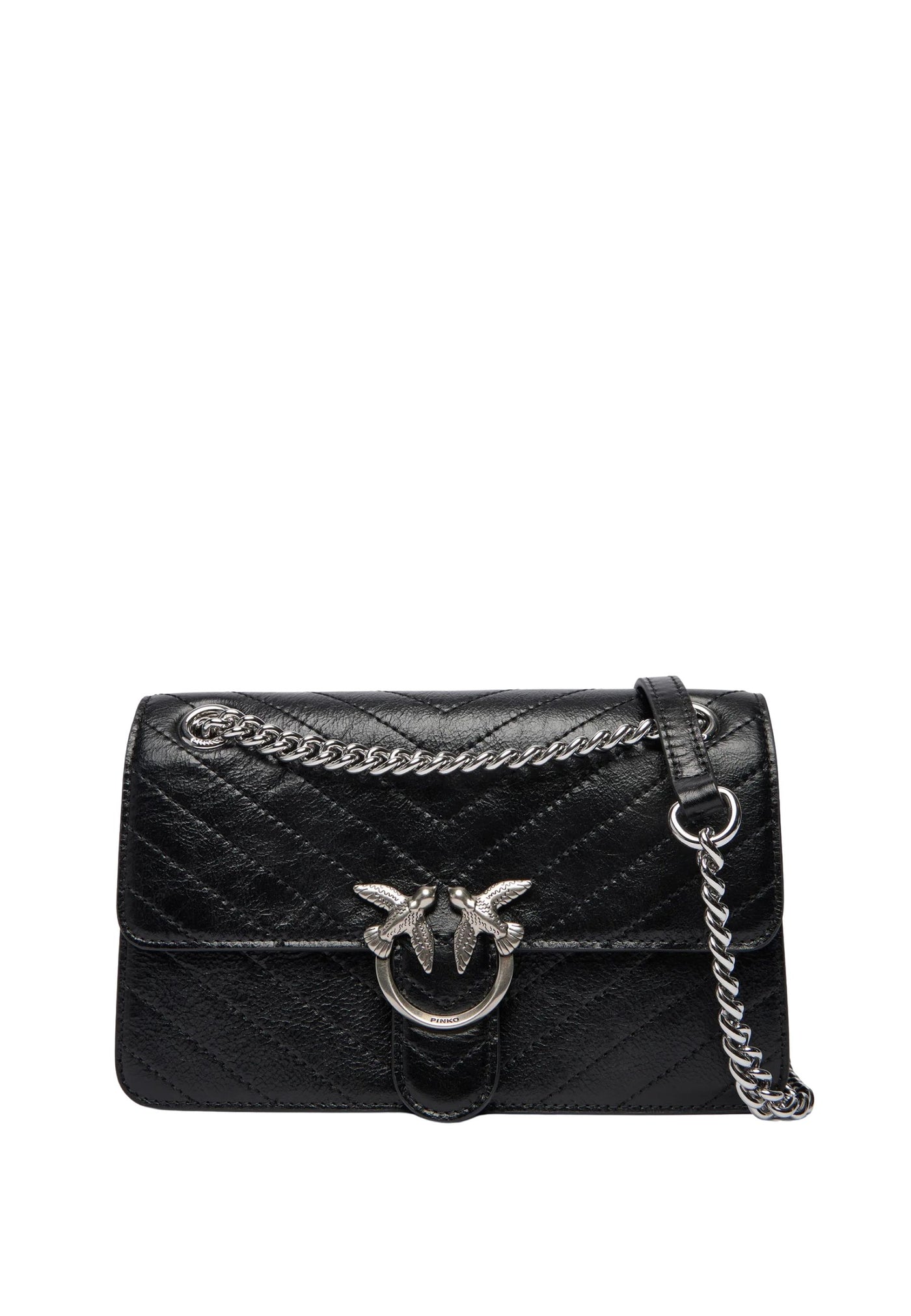 Pinko Taske Rabat Love One Light Mini Vitello Wr Sort A2JCZ99E