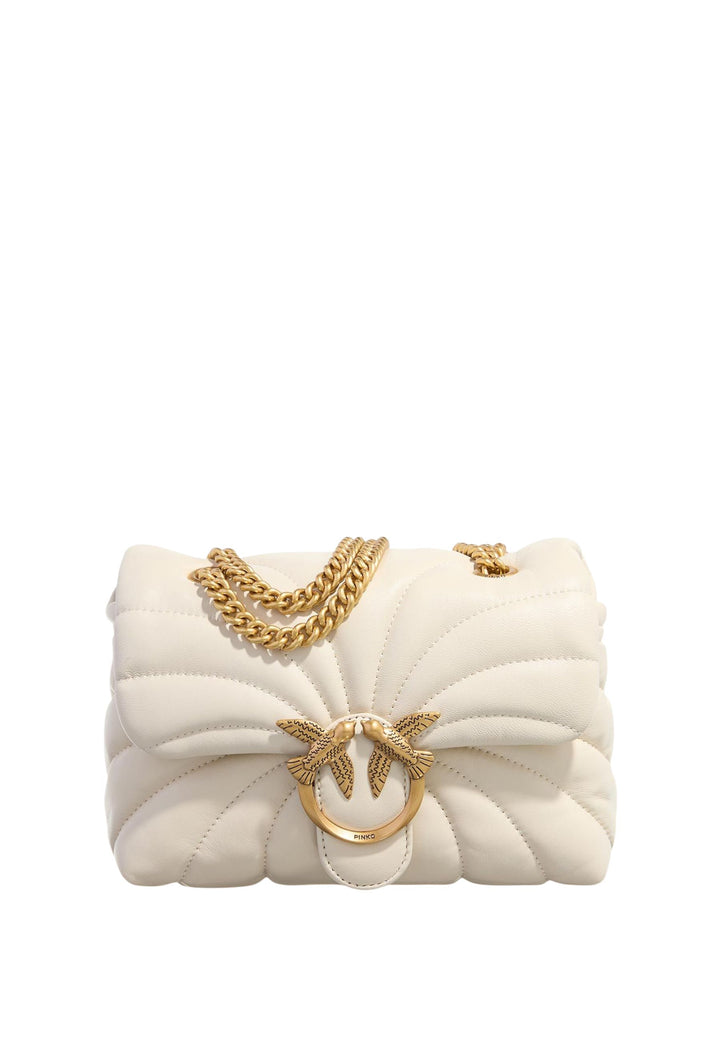 Pinko Sac Rabat Love Puff Mini Cl Sheep Nappa Blanc A1EXZ14Q