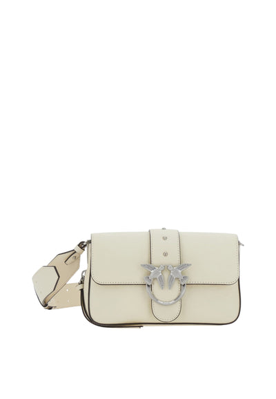 Pinko Sac Rabat Love One Slouchy Zip Mini Vite Blanc A2JGZ14E