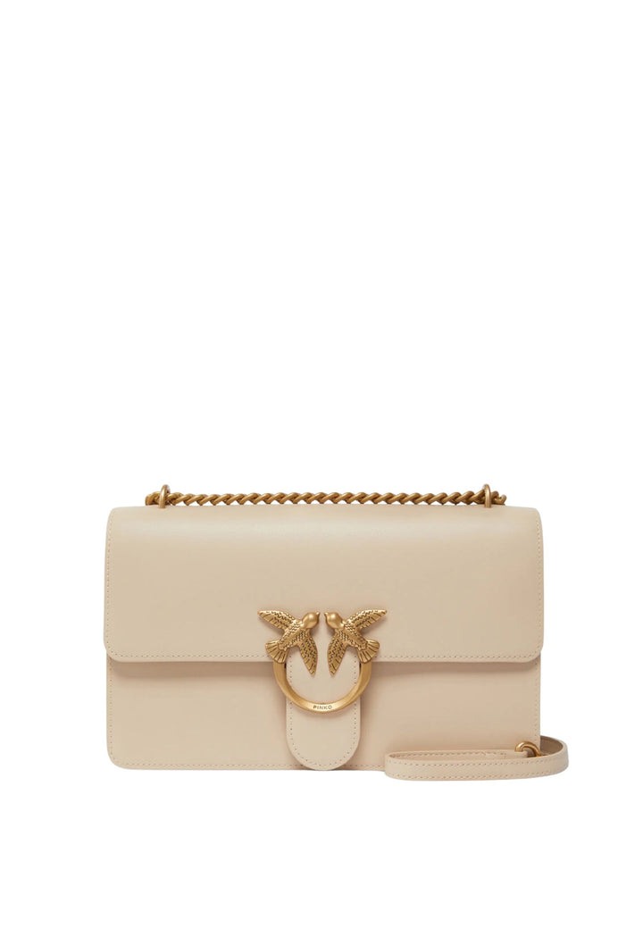 Pinko Carteiras Love One Classic Dc Vitello Se Bege A0F1C50Q