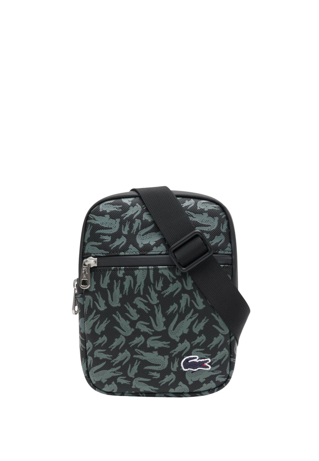Lacoste Malá taška Lcst Pánská NH5087TX Camo Croc Černá