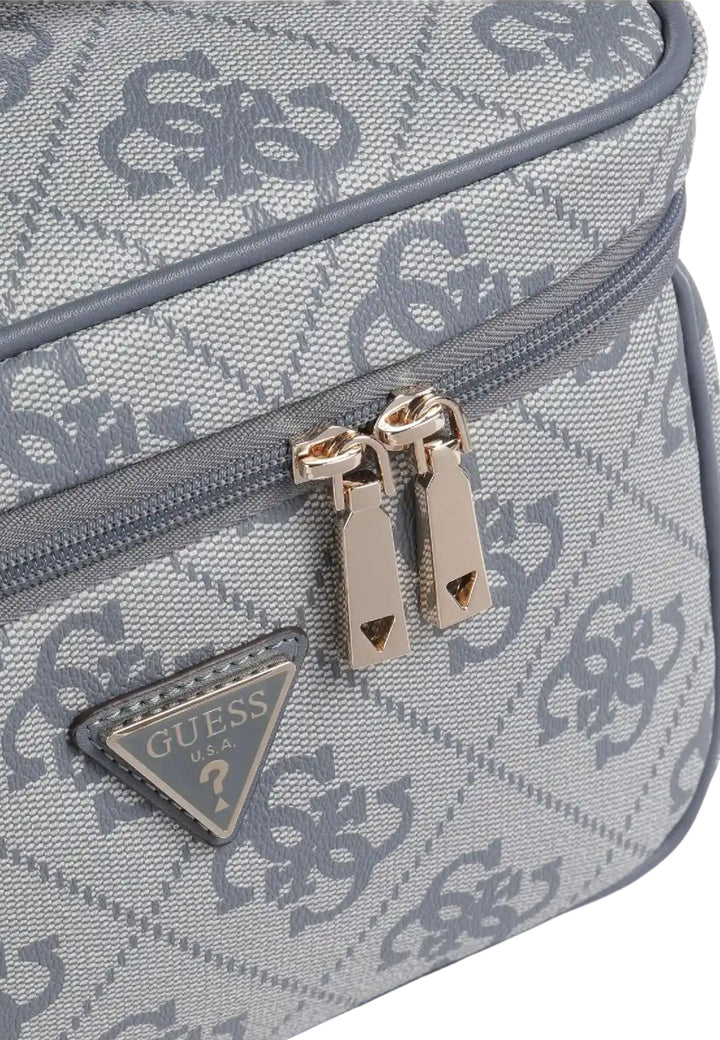 Guess Berta Travel Bag Toiletry Train Slate Logo OB8688039